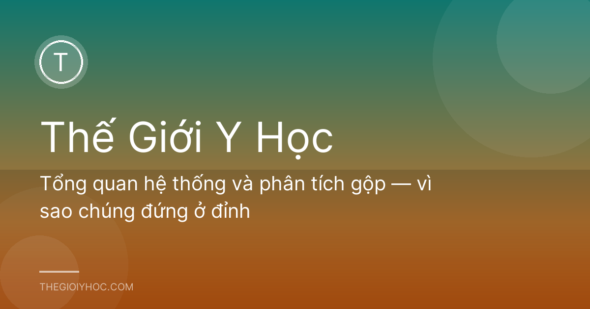 Tổng quan hệ thống và phân tích gộp — vì sao chúng đứng ở đỉnh